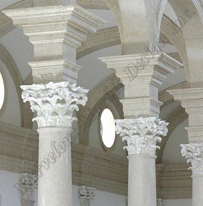 italian limestone column